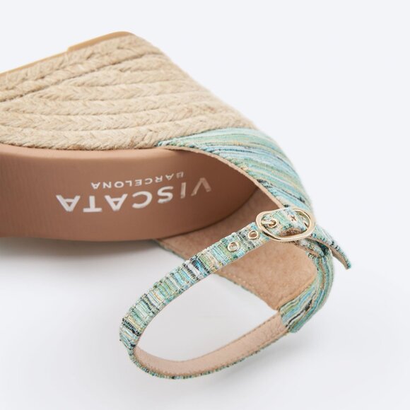 Brand New Limited Edition Canvas Espadrille Wedges - Picture 2 of 5